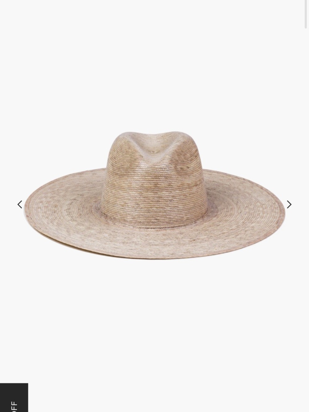 NWOT Lack of Color Palma Wide Fedora
